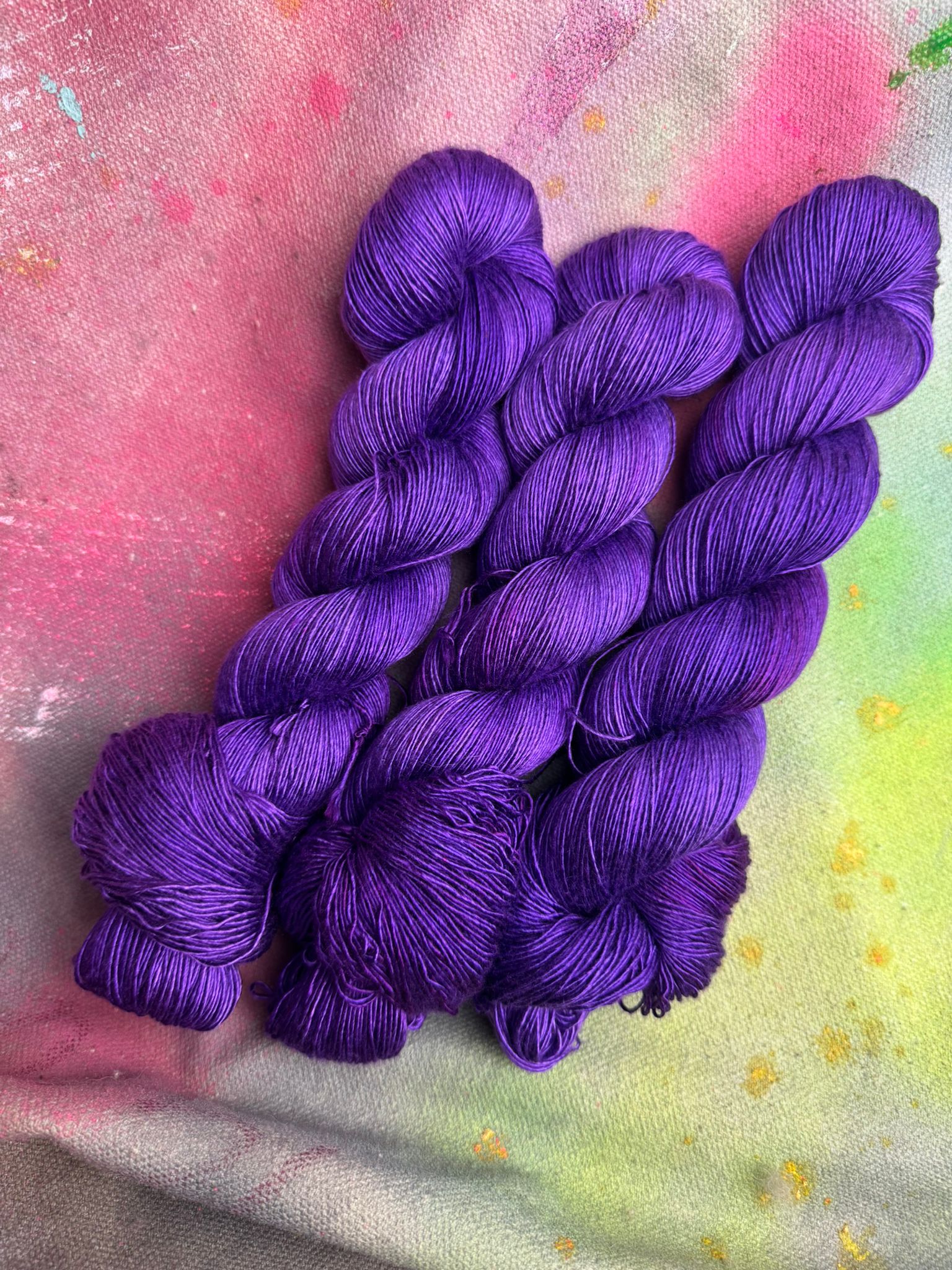 Deep Purple Silk